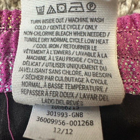 VICTORIA'S SECRET PINK Campus Shorts BLACK & PURPLE - Picture 7 of 7